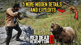 5 Amazing Details amp Crazy Exploits from RDR2 [upl. by Aerdnna244]