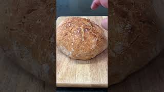 Easy artisan bread recipe in comments shorts homemade breadrecipe bread baking fromscratch [upl. by Boorman523]