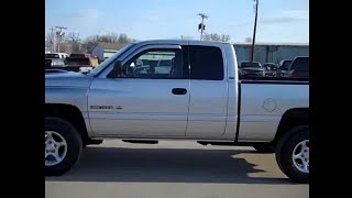 2001 DODGE RAM 1500 QUAD SHORT LARAMIE SLT 59 LITER V8 MAGNUM V8 WALK AROUND REVIEW [upl. by Trbor]