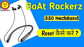 How to Reset boAt Rockerz 330 [upl. by Landre700]