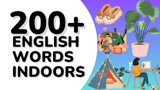 200 english words indoors  Learn English Vocabulary 🧑‍🎓🎓📚 [upl. by Matthew]