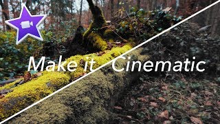 CINEMATIC FILM LOOK IN 4MIN WITH IMOVIE [upl. by Sudnor]