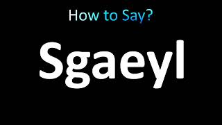 How to Pronounce Sgaeyl Fourth Wing [upl. by Telocin616]