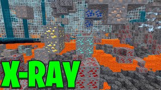 NEW Xray Texture Pack For Minecraft Bedrock 121 [upl. by Anawit]