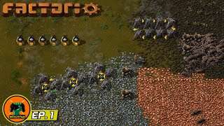 COMENZANDO DESDE 0 DE NUEVO  EP 1  Factorio 11 quotLA BASE MONOBLOCKSquot [upl. by Castara]