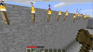 Minecraft Use WorldEdit to Decorate with Torches [upl. by Hakeber]