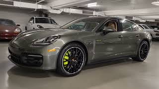 Porsche Panamera 4 EHybrid Platinum Edition 2023 in Aventurine Green Metallic BlackLuxor Beige [upl. by Ingeborg76]