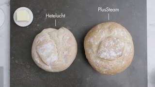 AEG ProCombi® Stoomoven Broodtest Hetelucht vs Plussteam [upl. by Rosabelle99]