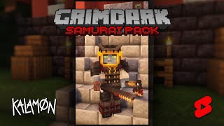 SAMURAI Armor amp Weapon Pack for Minecraft Shorts Java Bedrock [upl. by Paget542]