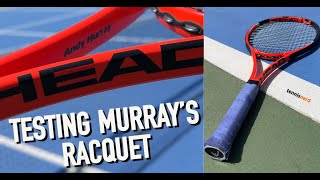 Testing Andy Murrays personal racquet [upl. by Yeliab126]