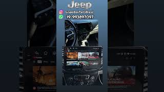 Jeep Compass c Multimídia Apple CarPlay sem fio YouTube Netflix e muito mais [upl. by Llewoh310]