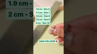 How to Measure Ring Size at Home  Ring Sizer  Finger Ring Size  Stylika Fashion Tips  Ahmedabad [upl. by Odlawso]