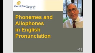 Phonemes and allophones in English pronunciation [upl. by Valentino]