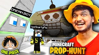 Minecraft Prop Hunt on One Piece Map ftYesSmartyPie DREAMBOYYT Himlands Hide and Seek [upl. by Ellenyl]