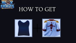 How to get a Black cape  Vice admiral coat Blox Fruit [upl. by Ruon]