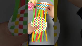 paper basket craft diy papercraft origami ytshorts trending shortsfeed heenacraftandart [upl. by Mad]