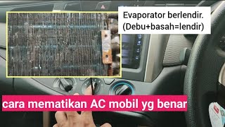 cara mematikan AC mobil yang benar [upl. by Carny927]