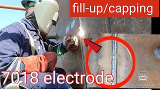 stick welding fillup and capping [upl. by Enneirb]