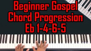 Master the 1465 Gospel Chord Progression in E Flat [upl. by Sandler]