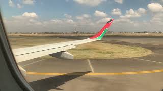 Kenya Airways Takeoff from Nairobi [upl. by Surbeck]