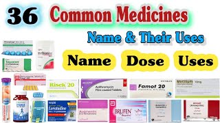 Common Medicines For General Medical Practice  Medicine Name and Uses [upl. by Suiramad394]