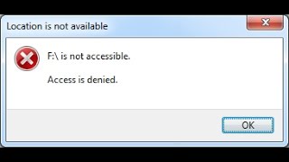 How to Fix access is denied in windows 81 [upl. by Nyrehtak]