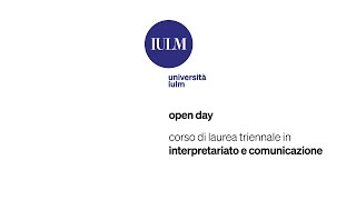 Open Day Triennali – Interpretariato e comunicazione [upl. by Fauman]