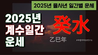 2025년 운세 을사년 계수 일간 운세 2025년 계수일간 운세 을사년운세 2025 [upl. by Eileme]