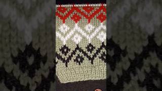 Beautiful Two colour sweater design knittingpattern knitting [upl. by Jamaal]