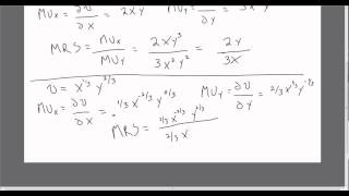 Consumer Utility Marginal Utility and Marginal Rate of Substitution [upl. by Nike10]