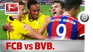 Der Klassiker  All Goals This Decade in Bayern vs Dortmund [upl. by Ordnasil]