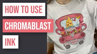 🥰 How To Use Chromablast Ink [upl. by Krahmer653]