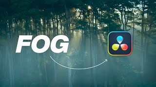 How to add Fog Effect in Davinci Resolve Fusion Tutorial [upl. by Rothschild]