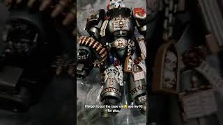 This figure is NEXT level Joytoy Warhammer 40K Grey Knights Castellan Crowe 118 figure [upl. by Roane608]