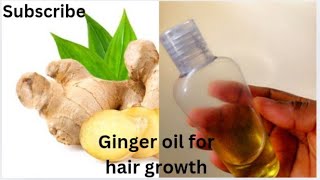 How To Make Ginger Oil For Hair Growth And Scalp Inflammation [upl. by Rudman983]