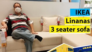 Ikea Linanas 3 seater sofa [upl. by Fay]