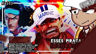 ⚡❄️🌋  Marinha Reagindo Faces da Justiça  Almirantes One Piece  Kaito  129 [upl. by Zelle172]