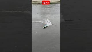 4DS2 RC Speed Boat  24GHz Remote Control  RC boat activity at river  Rc boat testing shorts [upl. by Nycila370]