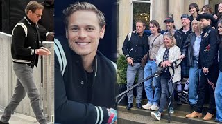 Sam Heughan HIGH END Fashions For Taylor Swift ERAS Tour in Scotland [upl. by Oirram400]