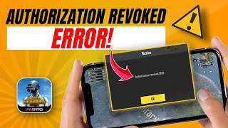 How to Fix Authorization Revoked Error in PUBG Mobile  Authorization Revoked Problem in PUBG [upl. by Rannug]