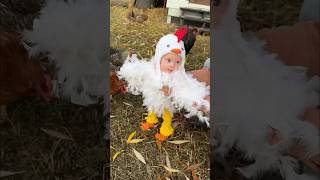 PART 3 Crochet Baby Chicken Costume With Feathers For Halloween crochetwithme crochetforbeginners [upl. by Drarehs250]