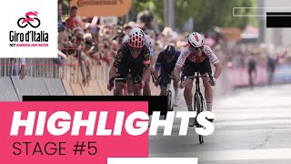 Giro dItalia 2024  Stage 5 Highlights [upl. by Krissy54]