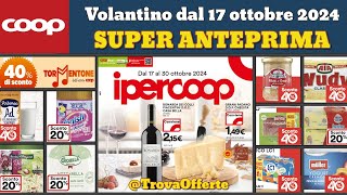 volantino IPERCOOP dal 17 ottobre 2024 ✅ anteprima 🔥 Super offerte promozioni casa cura [upl. by Latihs]