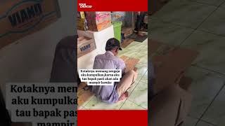 Masyaallah kebaikan wanita ini selalu siapkan kotak kardus untuk si bapak [upl. by Virgina]