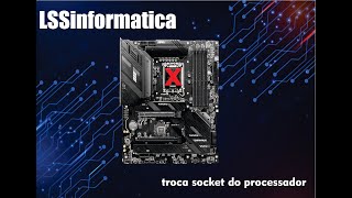 troca socket lga 1700 msi b760 [upl. by Ewen]