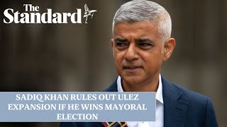 London mayor Sadiq Khan rules out expansion of Ulez if he stays in role after election [upl. by Yoral]