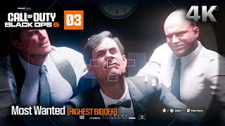 Call of Duty Black Ops 6 Campaign Walkthrough  Mission 3 Most Wanted Highest Bidder [upl. by Varin86]