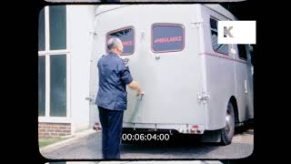 1960s UK Ambulances HD from 16mm [upl. by Suolekcin]