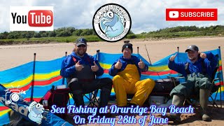 Sea Fishing at Druridge Bay Beach 28th June 2024 [upl. by Murtha]