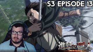 ATTACK ON TITAN SEASON 3 EPISODE 13 REACTION [upl. by Behl]